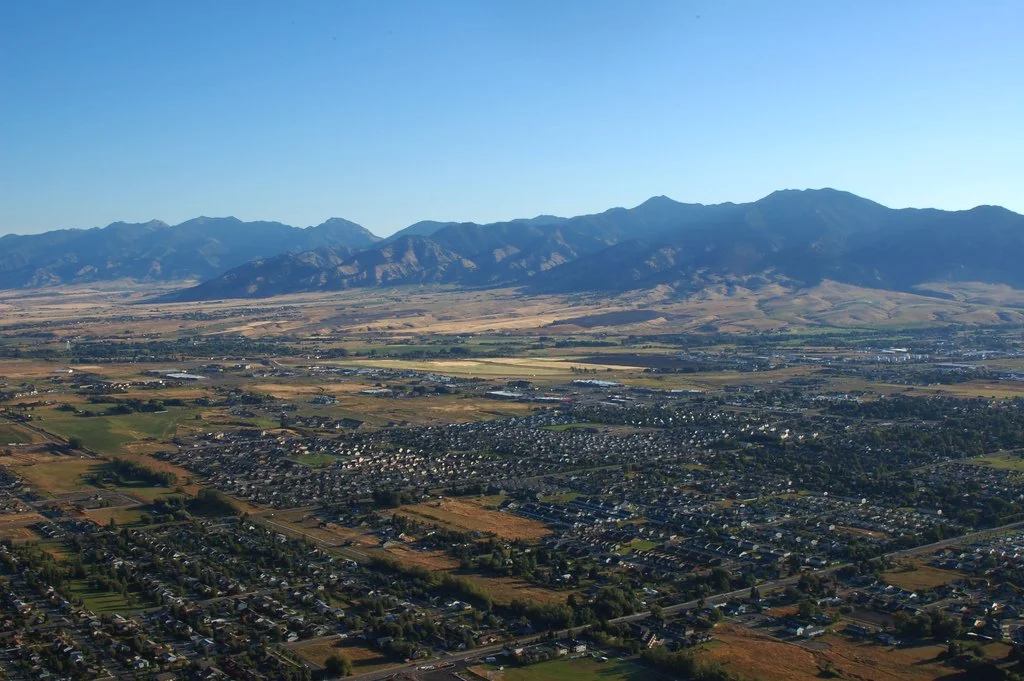 Bozeman MT aerial