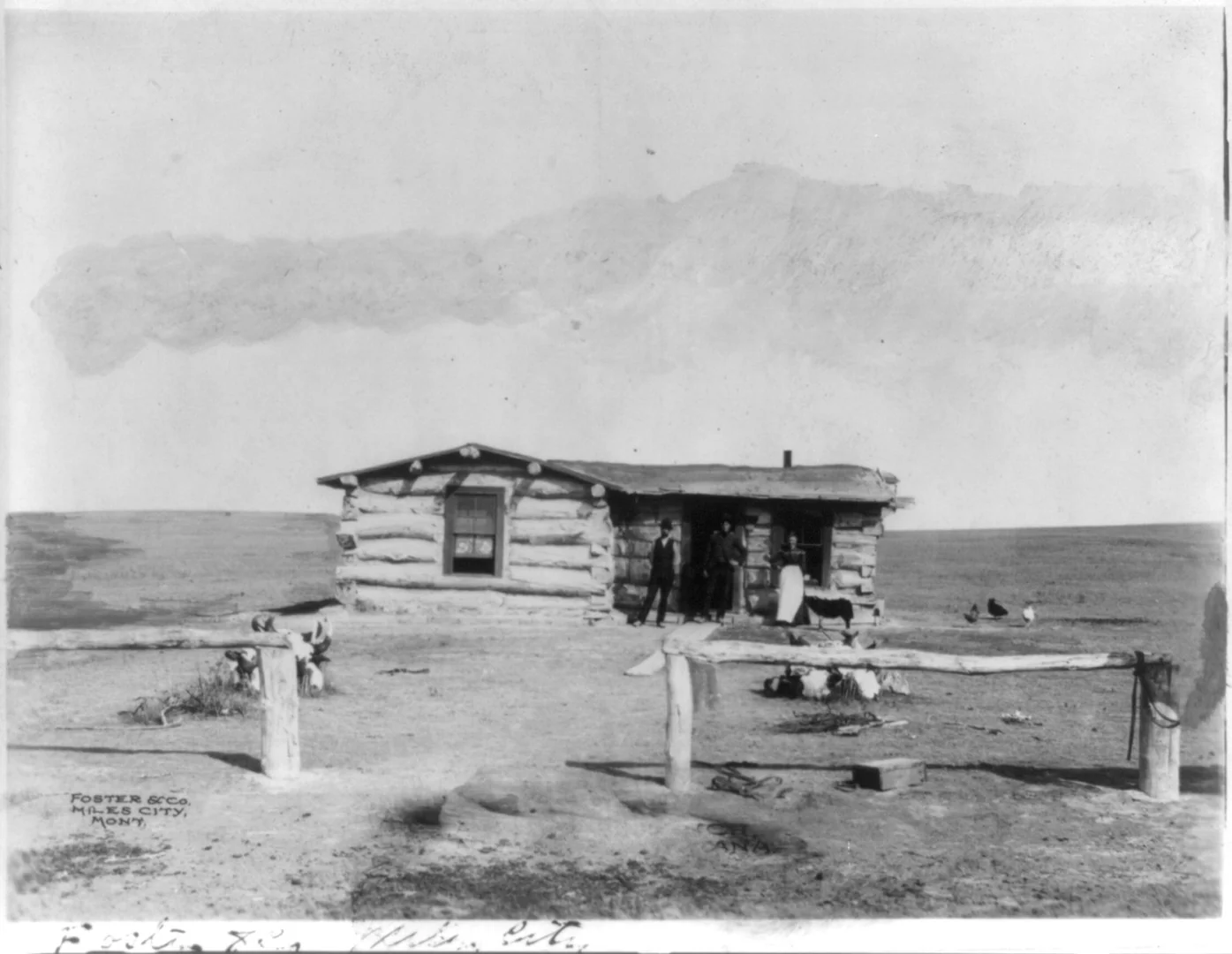 A frontier ranch, eastern Montana LCCN2012649611