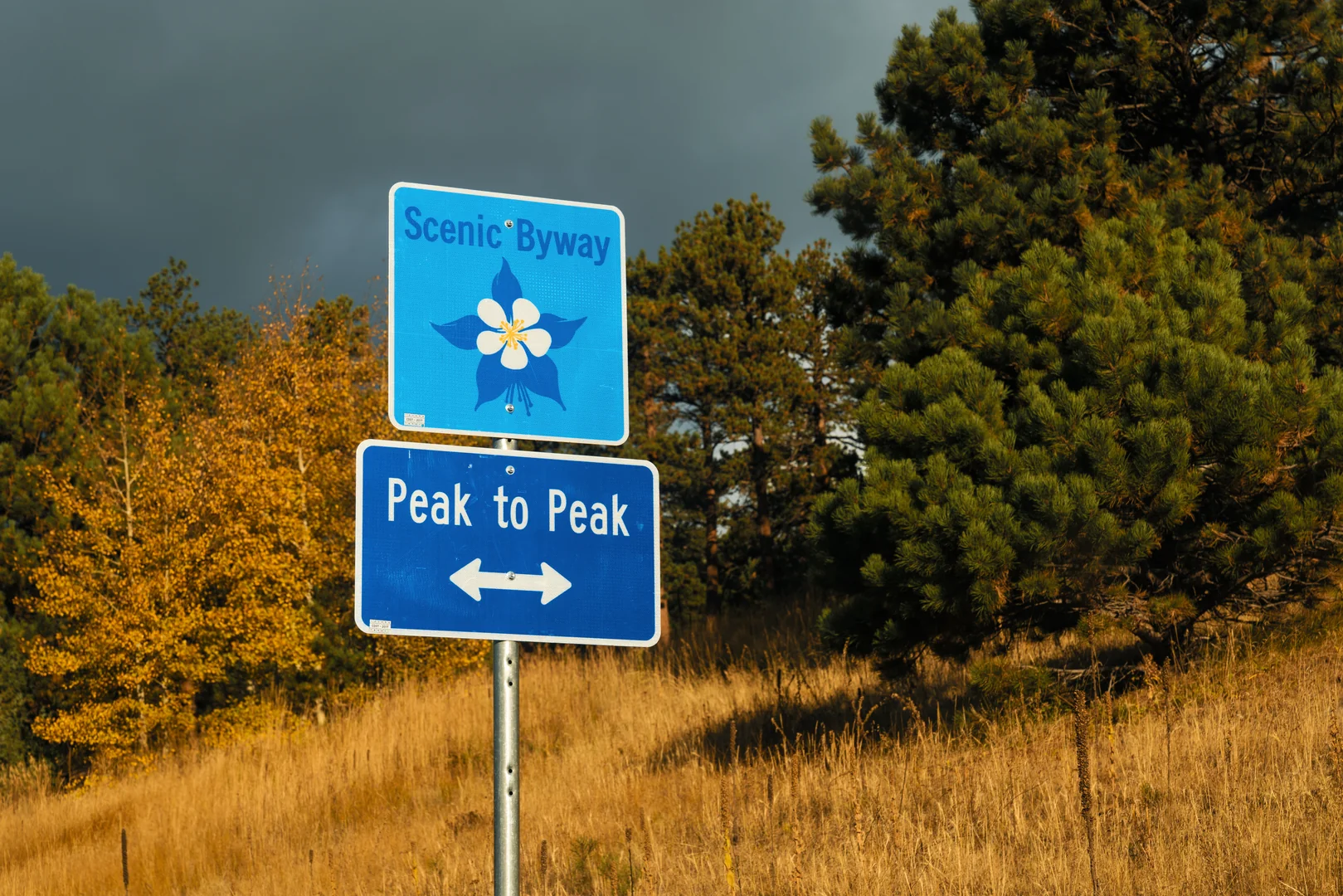 Peak to Peak Scenic Byway Colorado Fall Colors Drive in Autumn (31056078128)