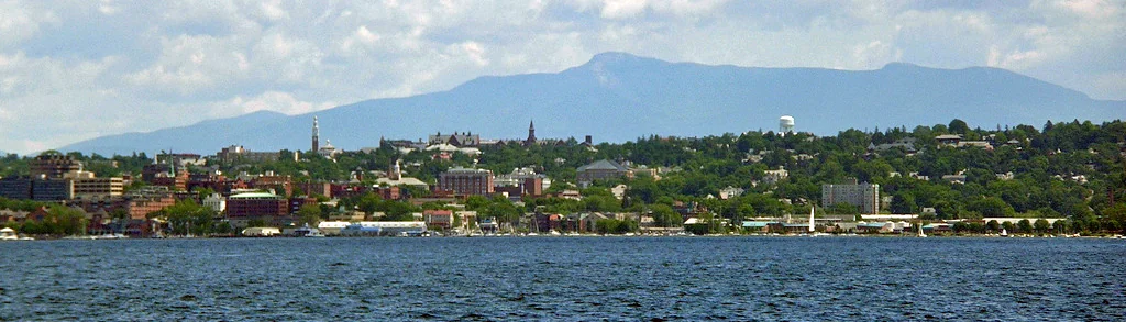 Burlington vermont skyline