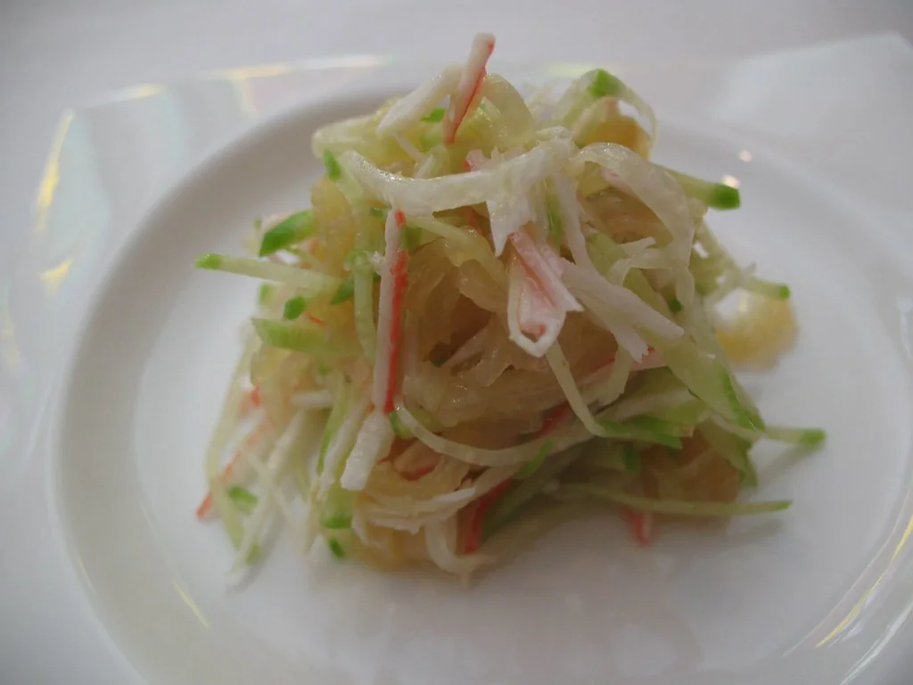 Jellyfish Salad Apetizer at Flying Pan Bistro