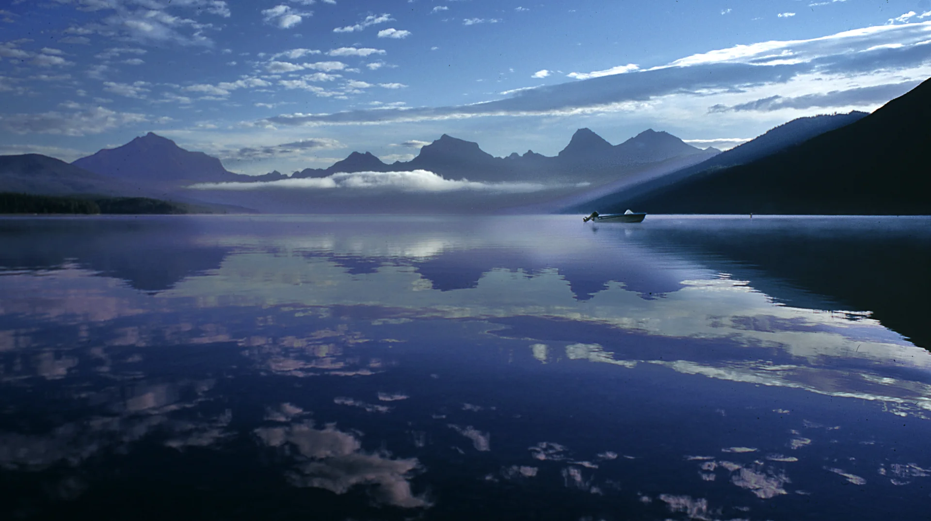Lake McDonald Montana at dawn