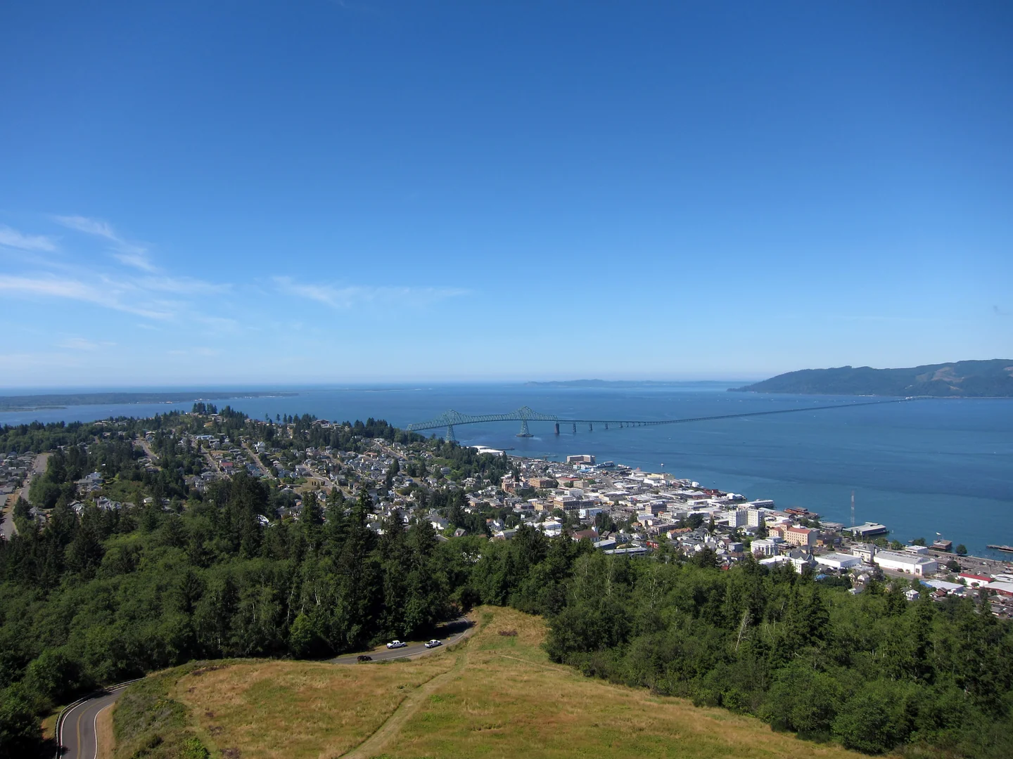 Astoria, OR from the Astoria Column